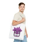 Mischief Maker Tiki – Purple Tote Bag 🌺👜🌴
