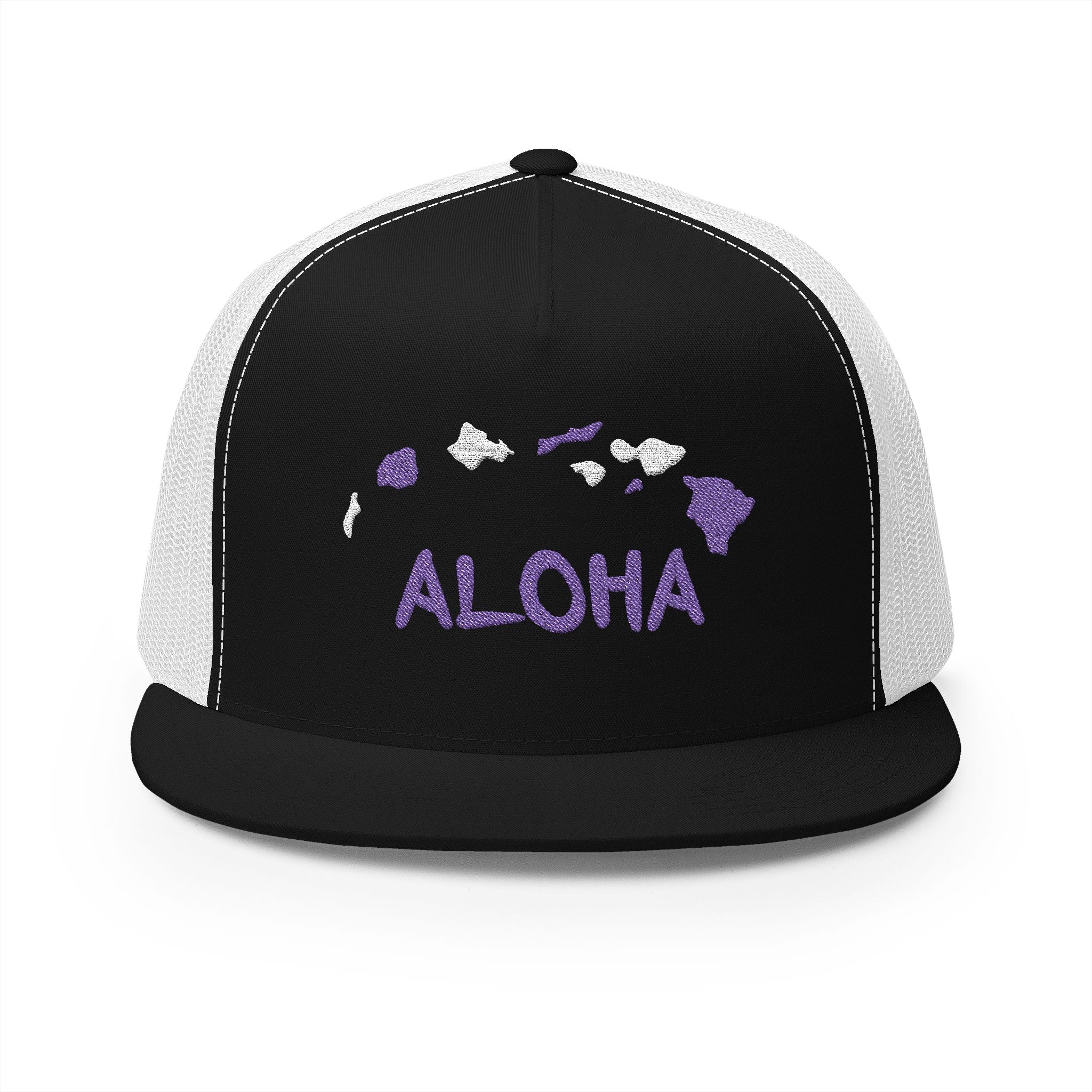 Aloha Embroidered 5 Panel Trucker Cap 🧢🌺🌴