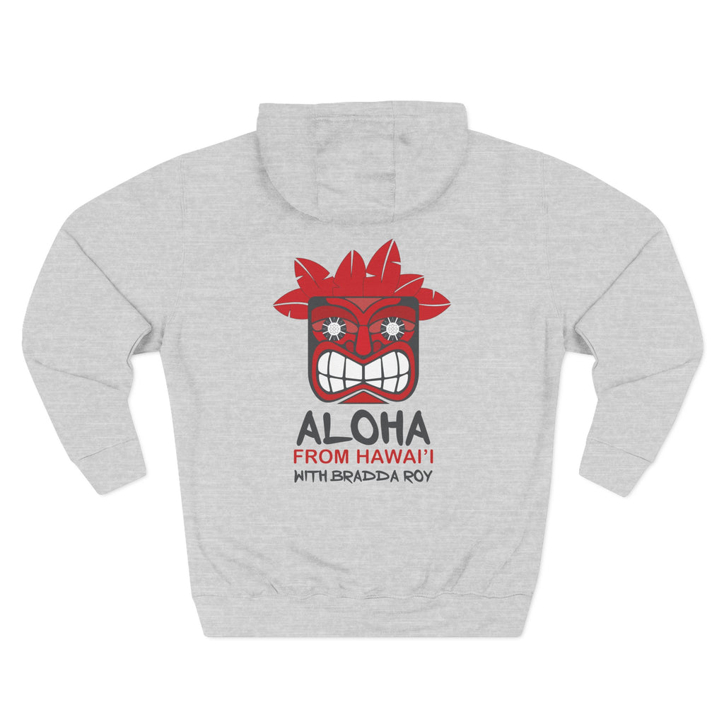Aloha Tiki Fleece Hoodie 🗿🔥🌺