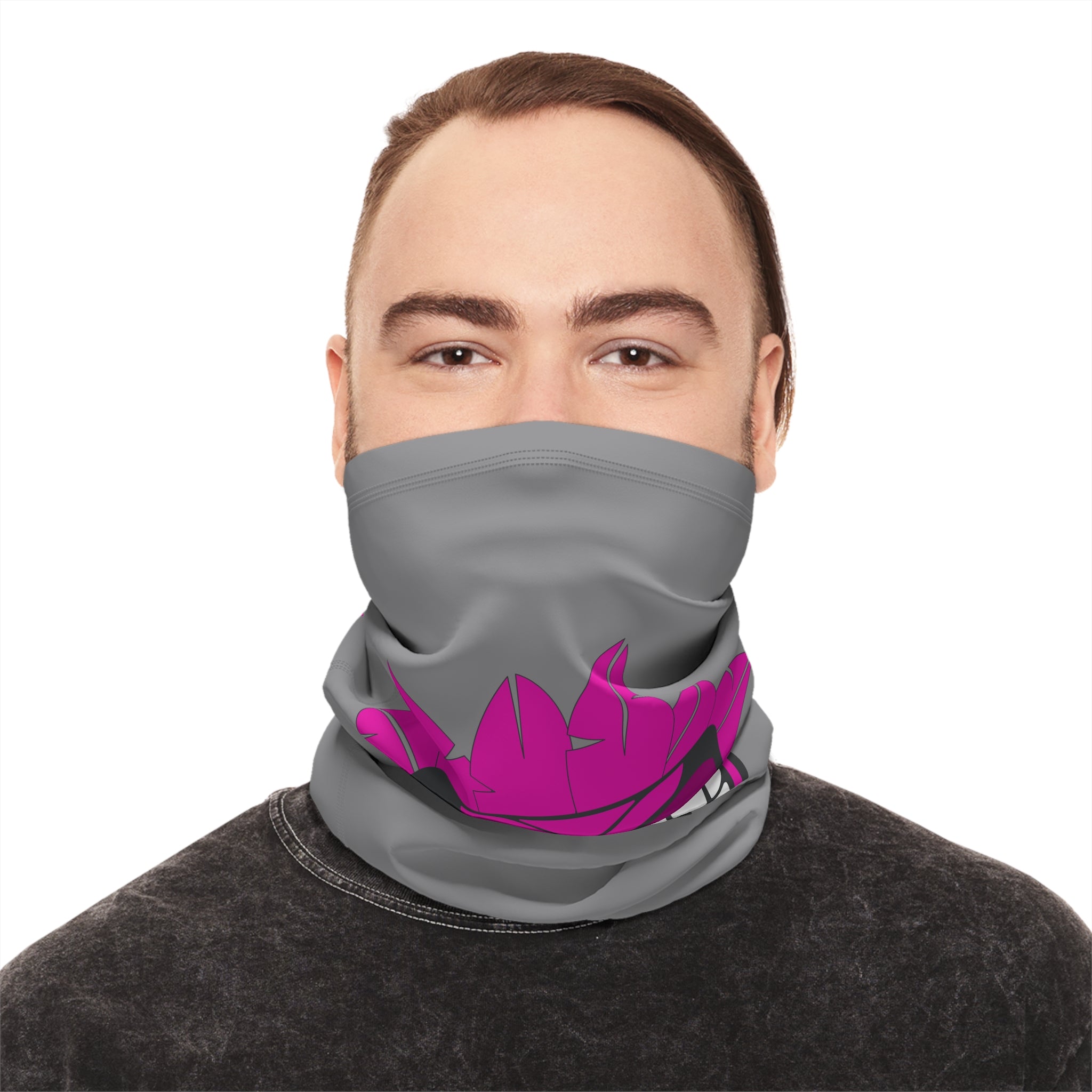 Tiki Neck Gaiter with Drawstring 🗿❄️🌺