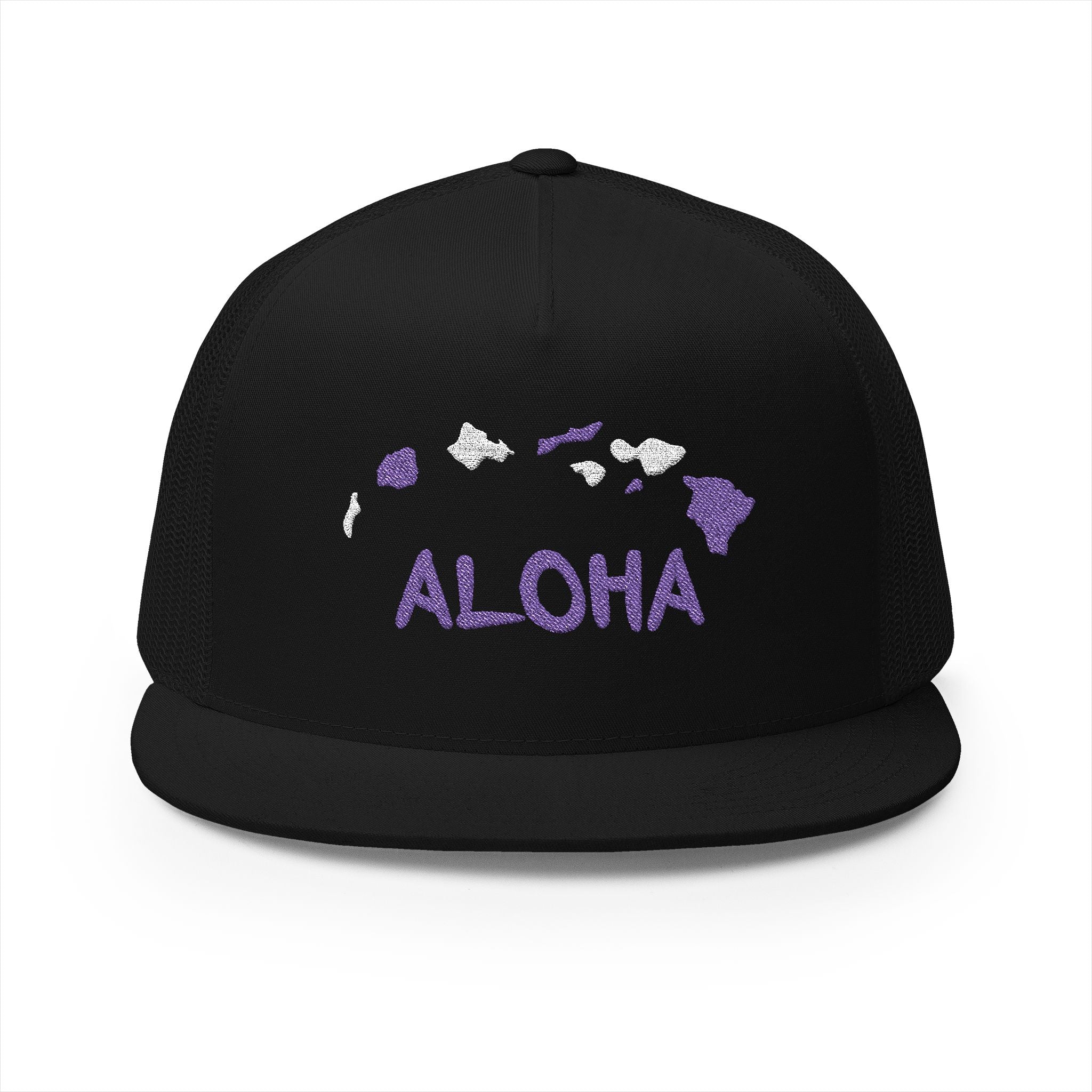 Aloha Embroidered 5 Panel Trucker Cap 🧢🌺🌴