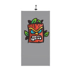 Tiki Neck Gaiter with Drawstring 🗿❄️🌺