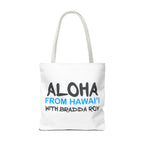 Blue Hawai'i Tiki Tote Bag 🌺👜🌴