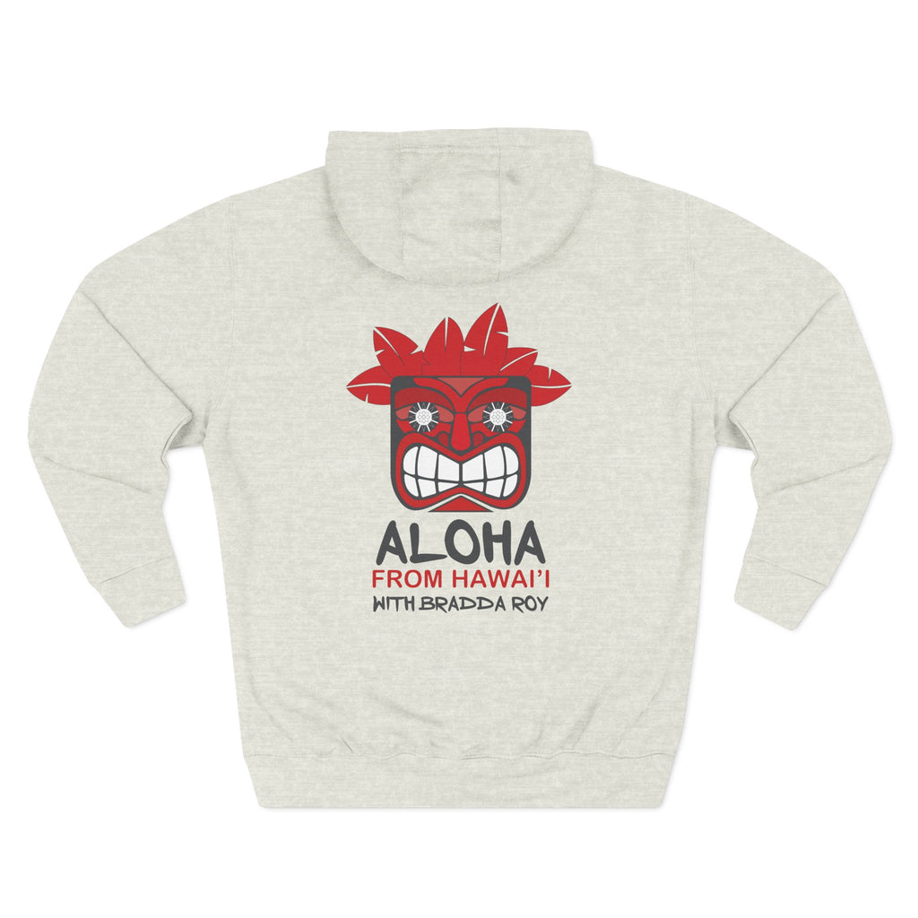 Aloha Tiki Fleece Hoodie 🗿🔥🌺