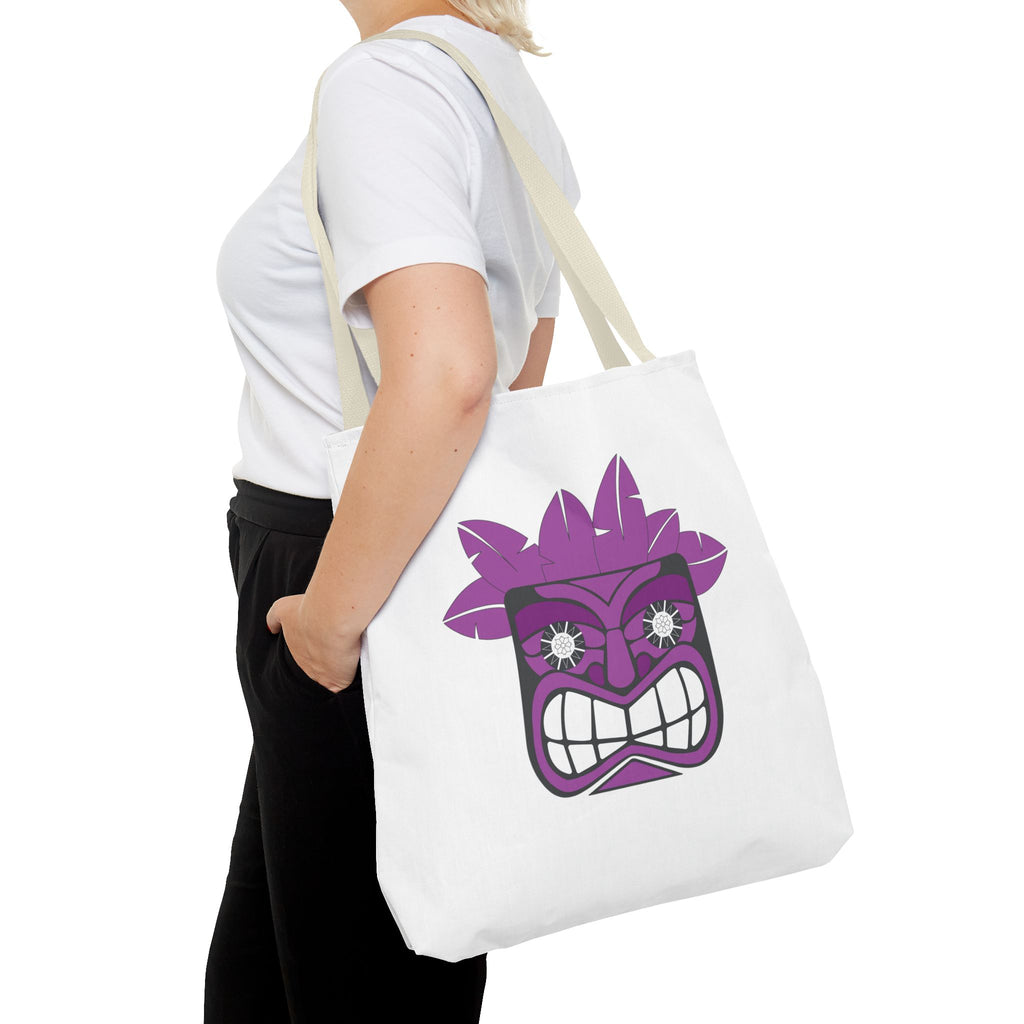Mischief Maker Tiki – Purple Tote Bag 🌺👜🌴