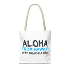 Blue Hawai'i Tiki Tote Bag 🌺👜🌴