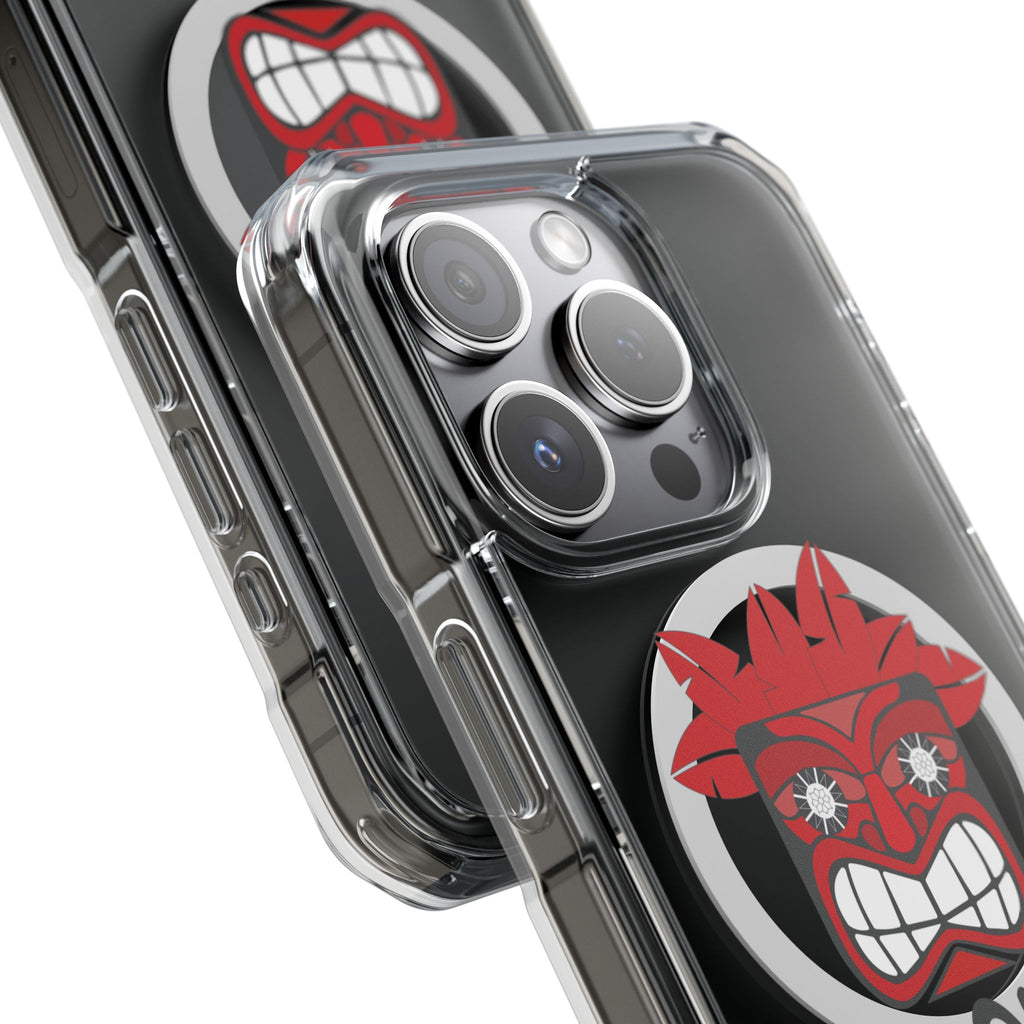 Aloha Tiki Magnetic Clear Impact iPhone Case 🌺📱🌊