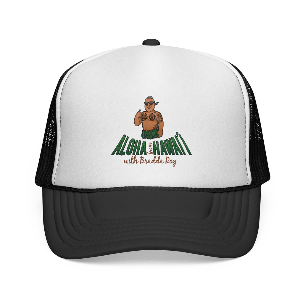 Aloha From Hawai‘i Tiki Trucker Cap 🧢🌺🌞