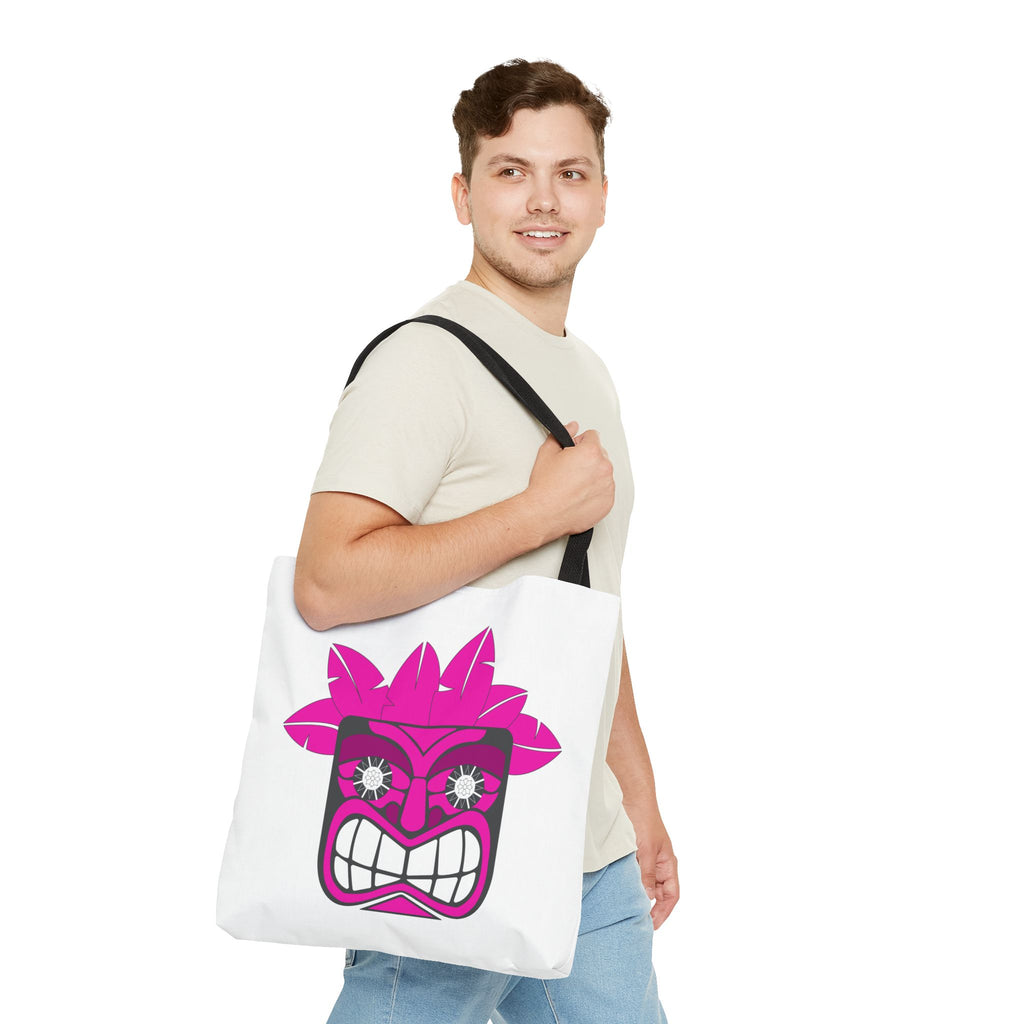 Pink Fury Island Tote Bag 🌺👜🌴