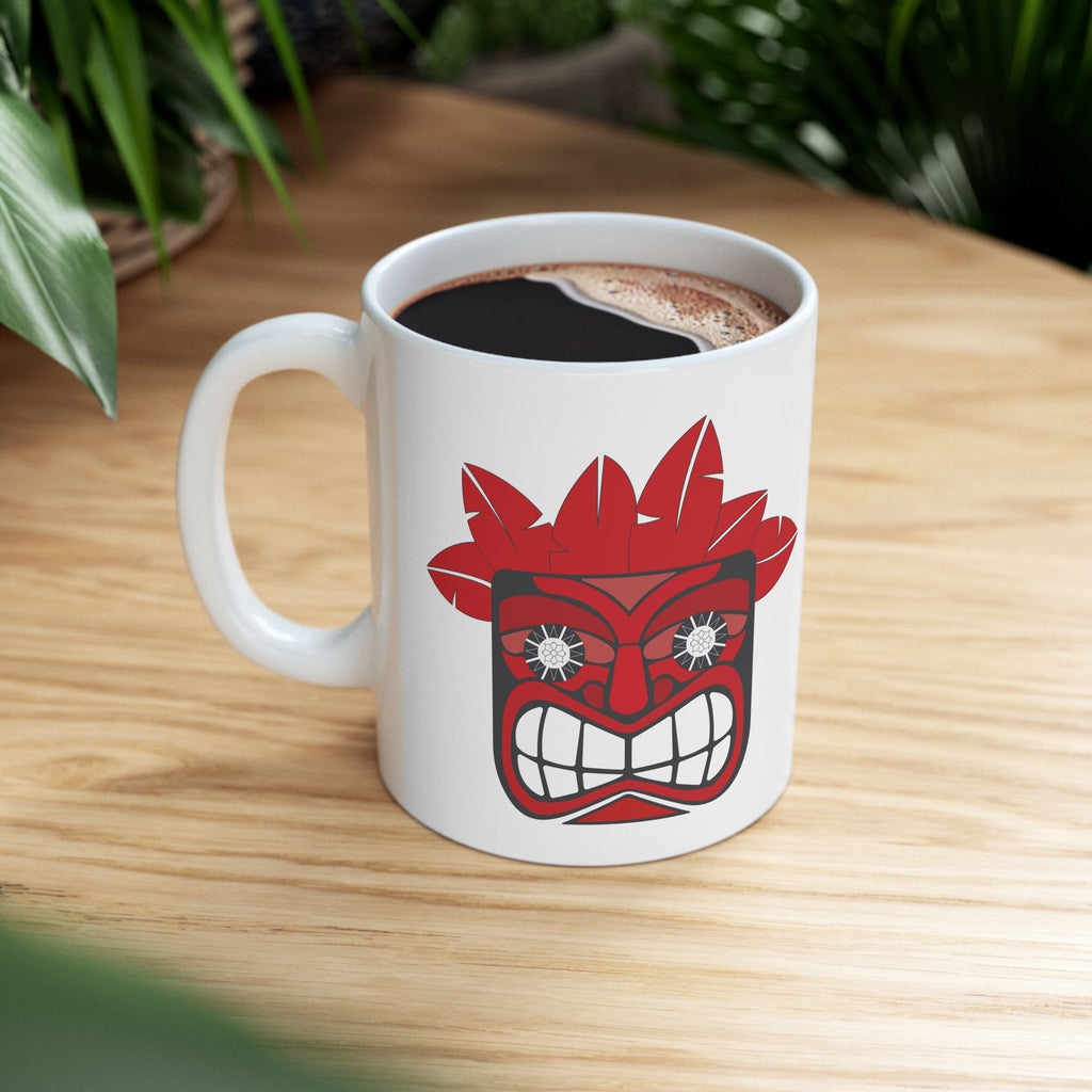 Bradda Roy Tiki Ceramic Mug ☕🎉🌺