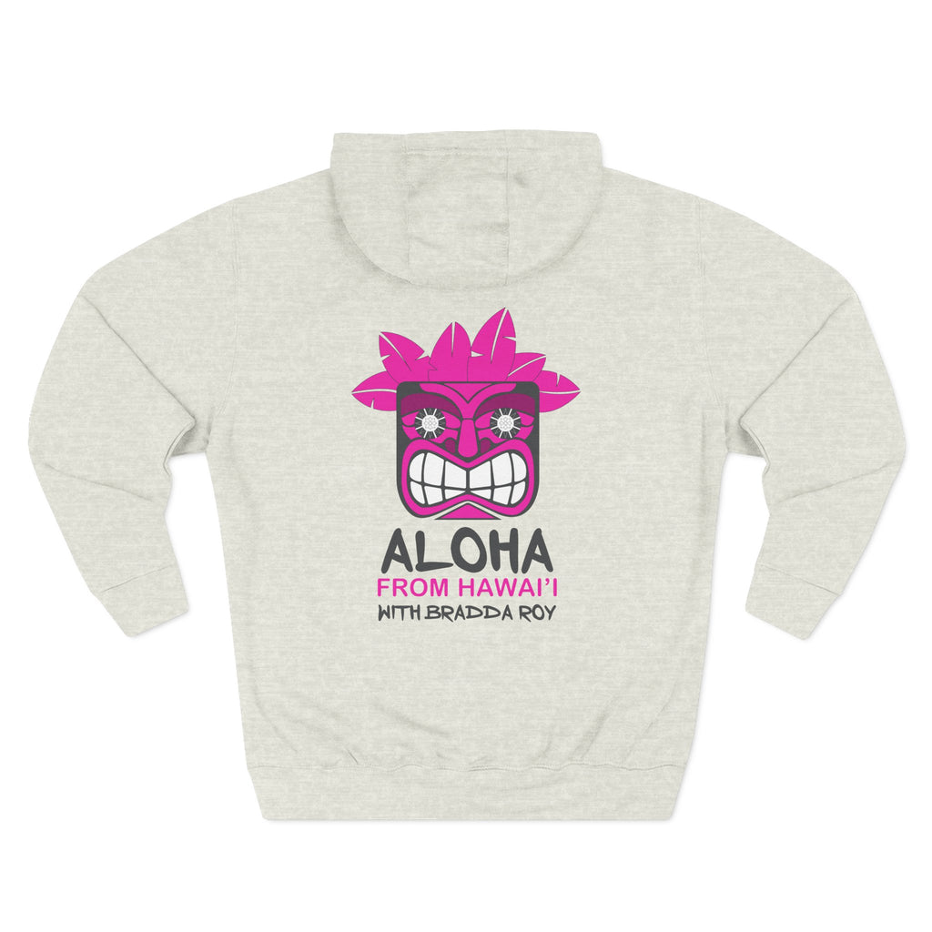 Aloha Tiki Fleece Hoodie 🗿🔥🌺