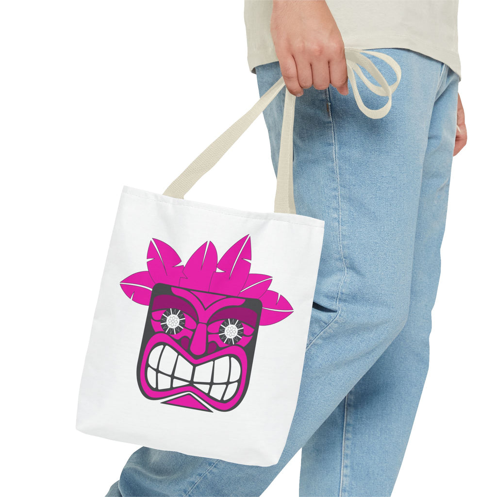 Pink Fury Island Tote Bag 🌺👜🌴