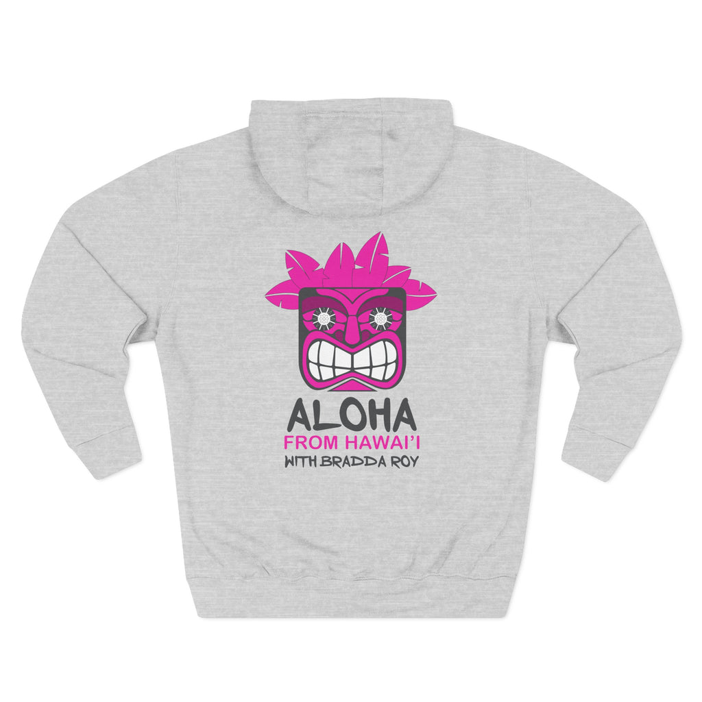 Aloha Tiki Fleece Hoodie 🗿🔥🌺