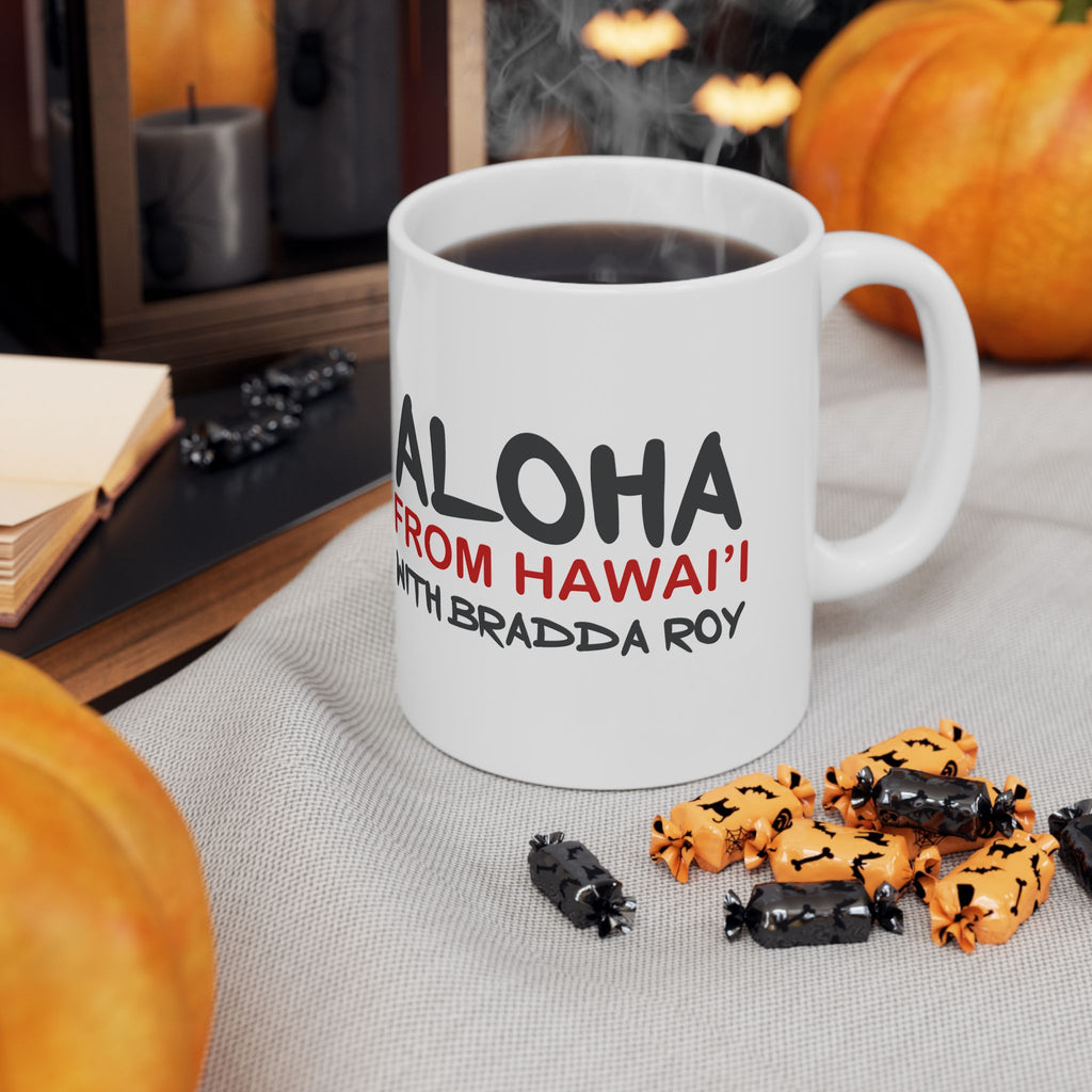 Bradda Roy Tiki Ceramic Mug ☕🎉🌺