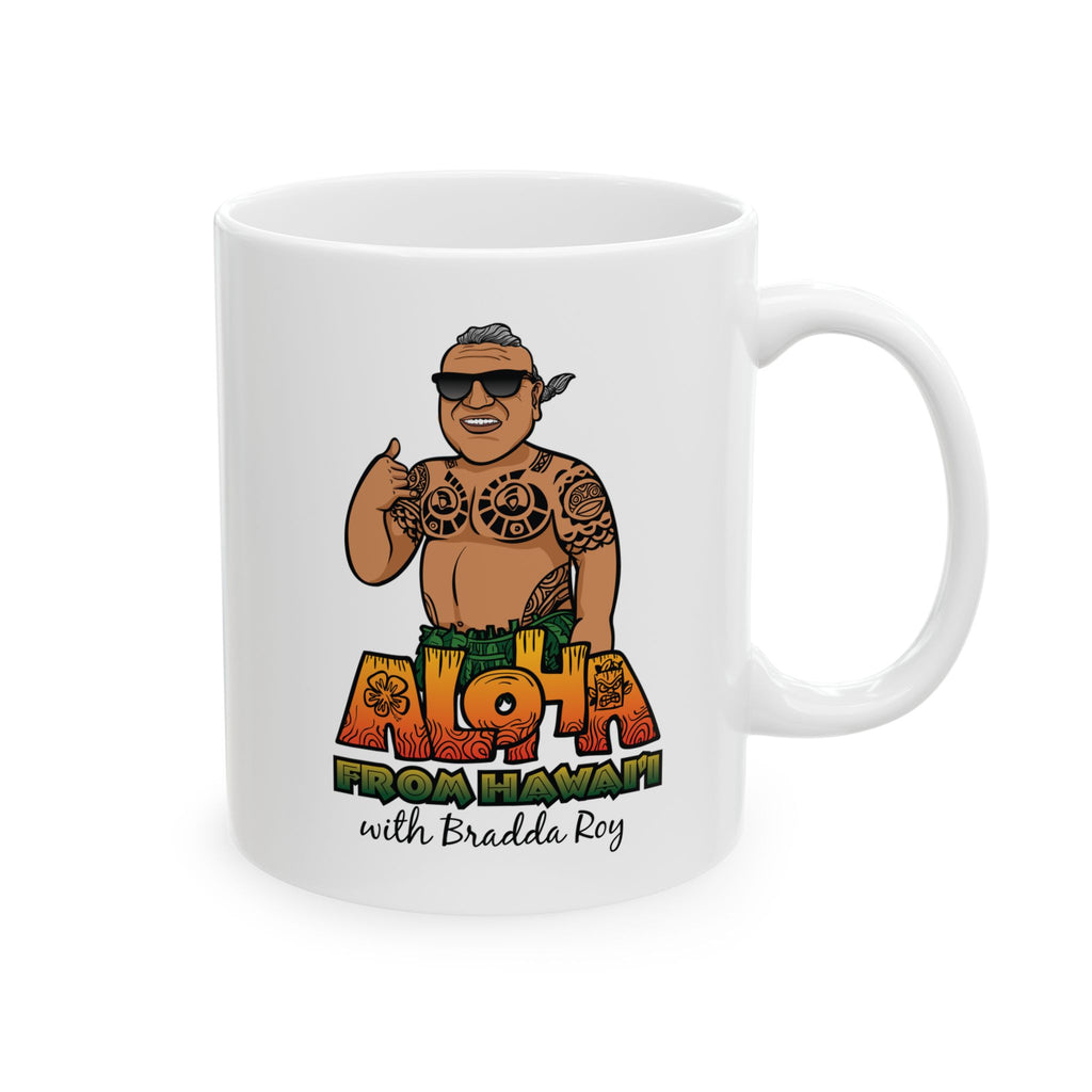 Bradda Roy Ceramic Mug ☕🎉🌺