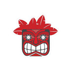 🌺🔥 Red Lava Tiki