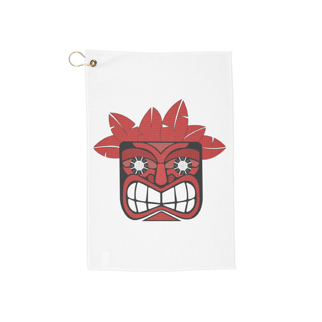 Tiki Golf Towel 🏌️‍♂️🗿🌺