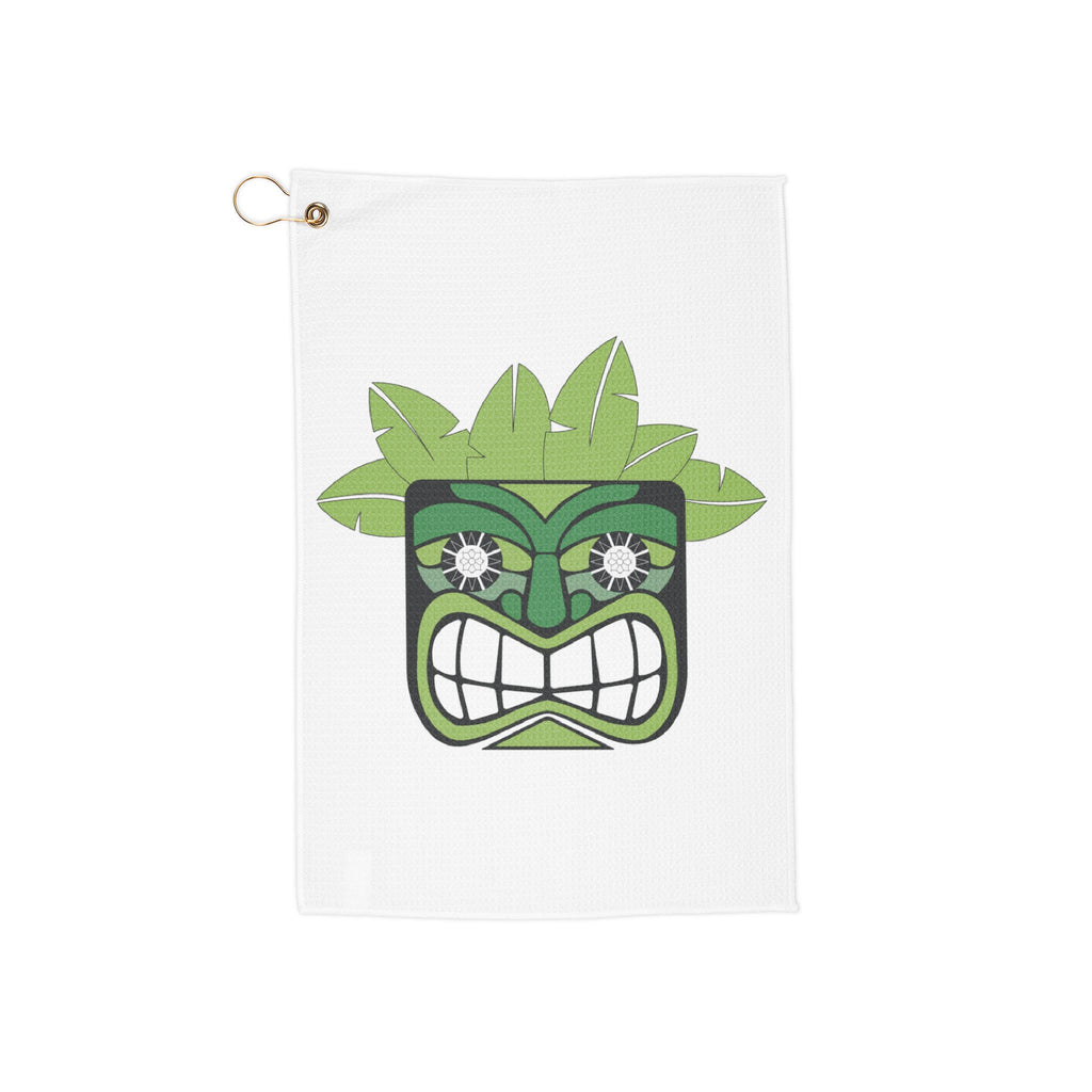 Tiki Golf Towel 🏌️‍♂️🗿🌺