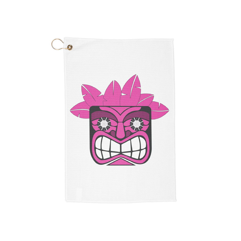 Tiki Golf Towel 🏌️‍♂️🗿🌺