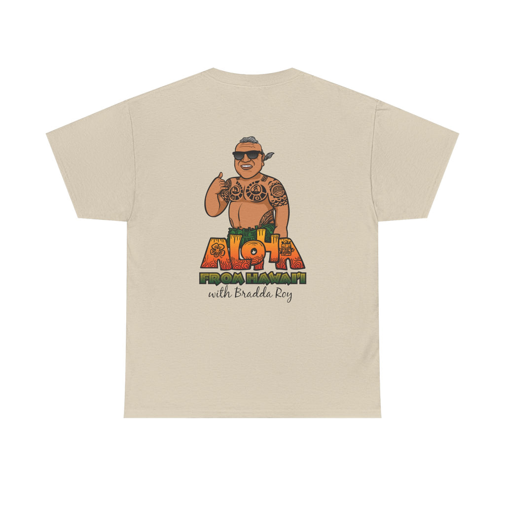 Bradda Roy Retro Unisex Heavy Cotton Tee 🌴🌺🍹