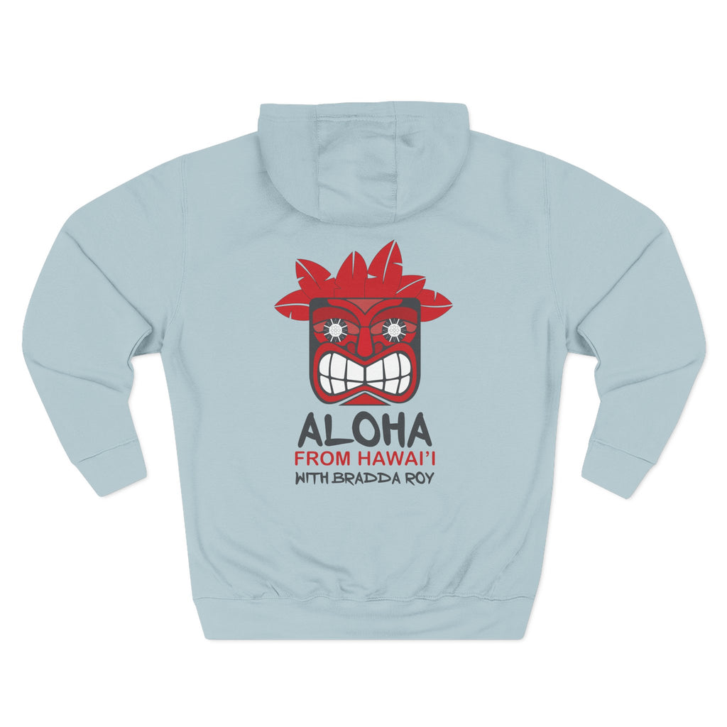 Aloha Tiki Fleece Hoodie 🗿🔥🌺