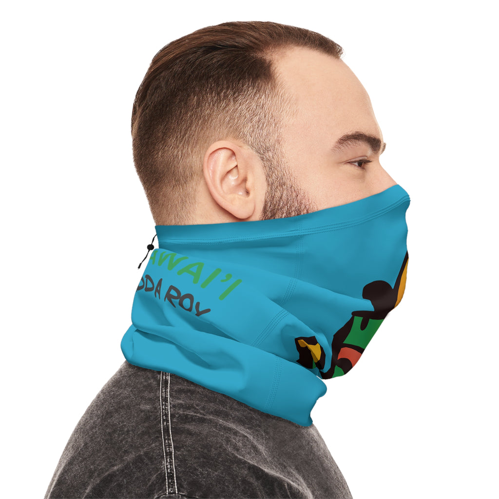 Tiki Neck Gaiter with Drawstring 🗿❄️🌺