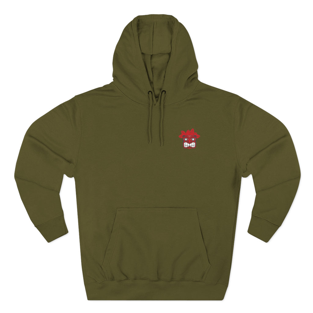 Aloha Tiki Fleece Hoodie 🗿🔥🌺
