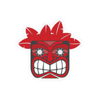 🌺🔥 Red Lava Tiki