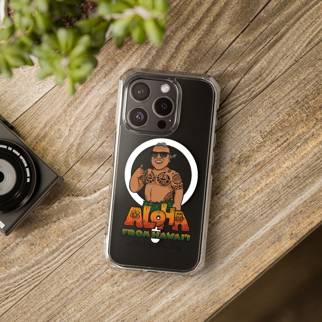 Bradda Roy Magnetic Clear Impact iPhone Case 🌺📱🌊