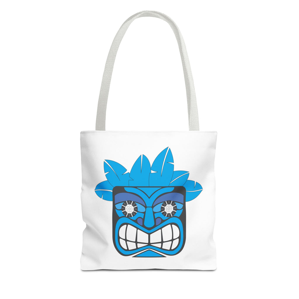 Blue Hawai'i Tiki Tote Bag 🌺👜🌴