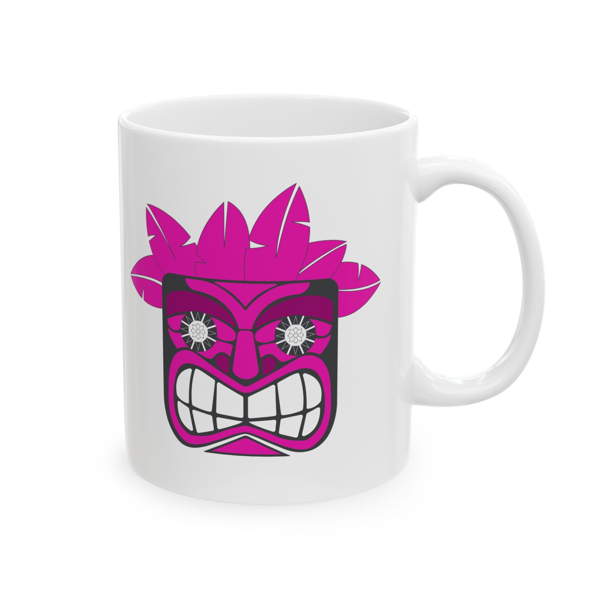 Bradda Roy Tiki Warrior Mug ☕🗿⚡