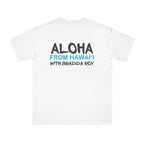 Aloha Tiki Cotton Unisex T-Shirt 🗿🌱🌺