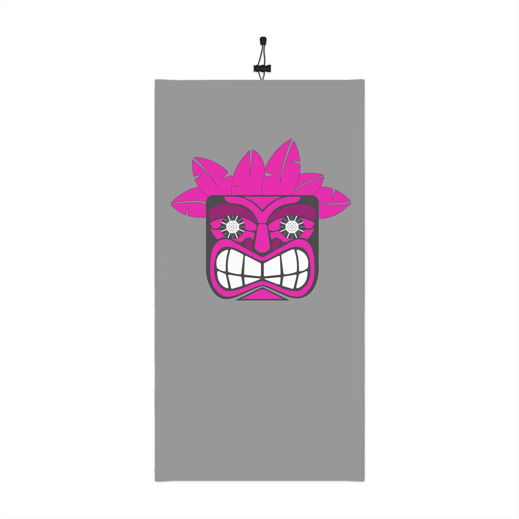 Tiki Neck Gaiter with Drawstring 🗿❄️🌺